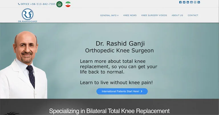 Orthopedic Website Design