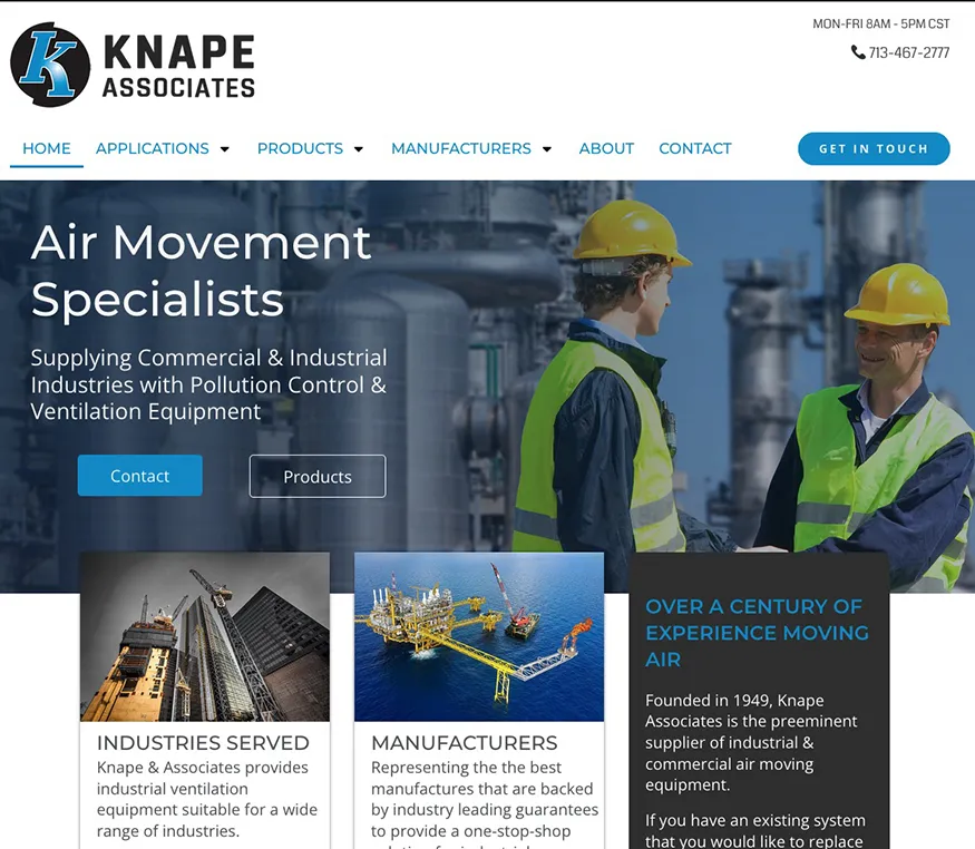 Knape Associates redesigned website