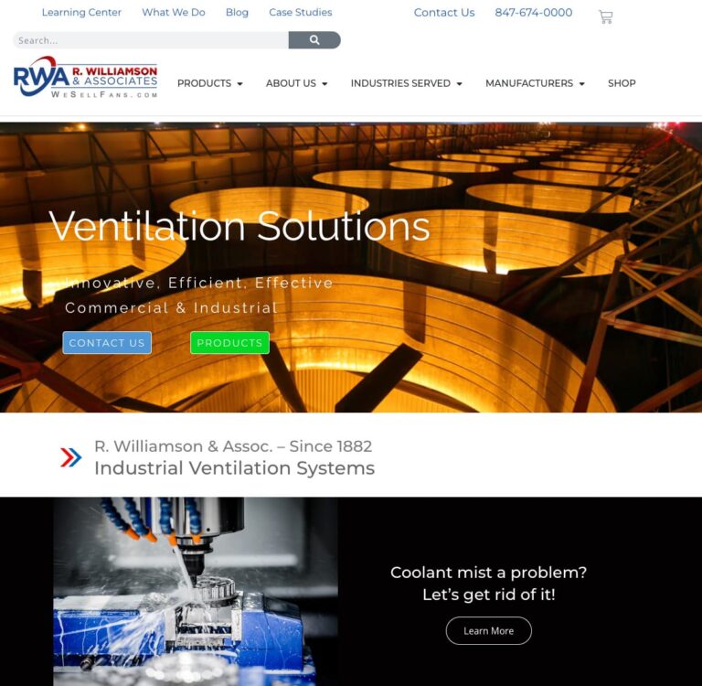 RWA redesigned website